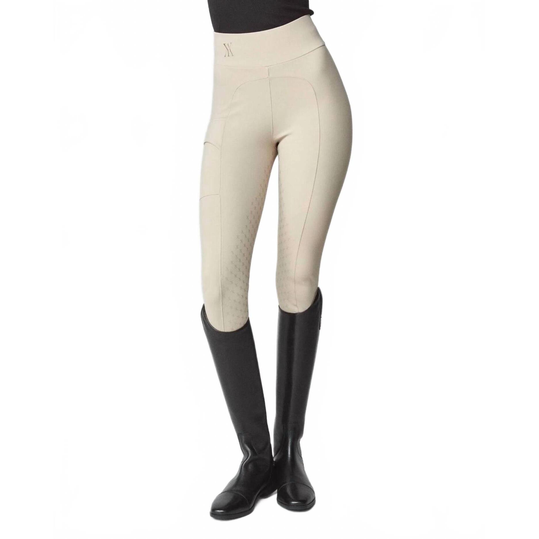 New Yagya Compression Pull-On Riding Breeches Pant In Tan
